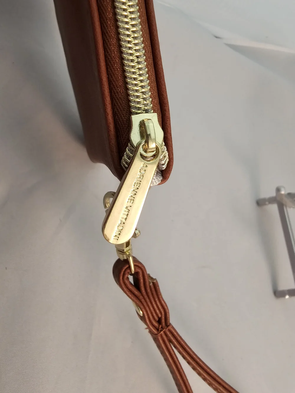 Adrienne Vittadini Wristlet Clutch With Phone Charger